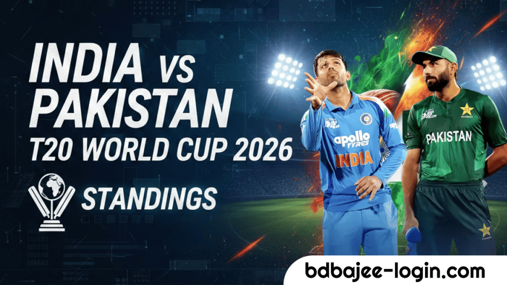 India National Cricket Team vs Pakistan National Cricket Team Standings in T20 World Cup 2026 1 104 India National Cricket Team vs Pakistan National Cricket Team Standings in T20 World Cup 2026
